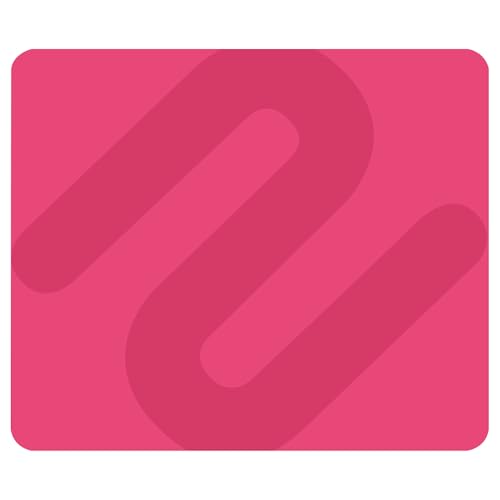 ゲーミングマウスパッド 400*450*4mm キーボードパッド マウスパッド 滑り止めゴム底 快適操作性 耐久性 無臭 （ピンク）