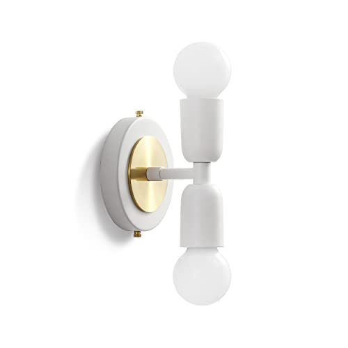 BRIGHTTIA Luna Duo 2 Light Wall Sconce - Mid Century