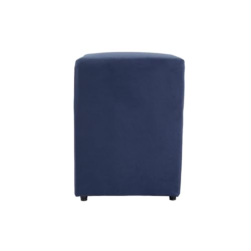 Melhor Puff/Puffes Gigantes: Os Top 10 Melhores em 2025 10 Puff Decorativo Cubo Grande, 45x34x34cm, Estrutura em Madeira, Revestimento em Suede, para Sala, Quarto, Escritório (Azul Marinho, Grande)