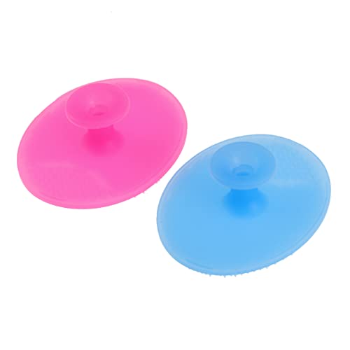 VICASKY 2pcs Face Brush Face Cleaning Brush Silicone Shower Scrubber Silicone Facial Cleaning Facial Cleansing Tools Skin Scrubber