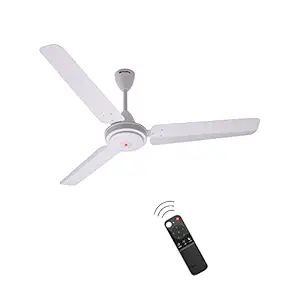 atomberg Efficio 1400mm BLDC Motor 5 Star Rated Classic Ceiling Fans with Remote Control | High Air Delivery Fan with LED Indicators | Upto 65% Energy Saving | 2+1 Year Warranty (White)