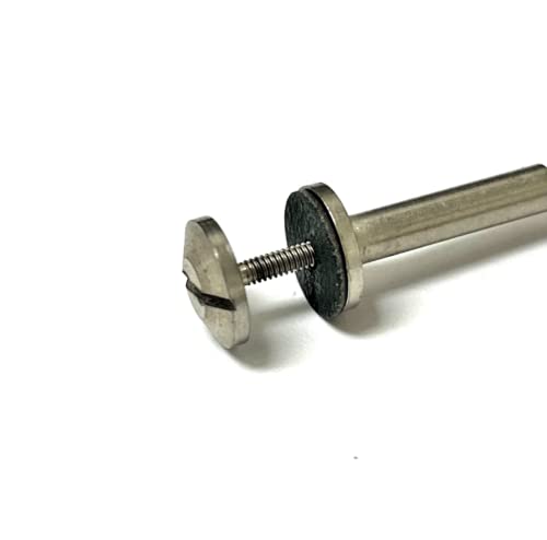 Screw Mandrel 3/32" Shank and Screw for Rotary Tools Accessory Holder Made in German 6PCS by JTS