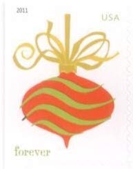 USPS Forever Stamps Holiday Baubles Booklet of 20