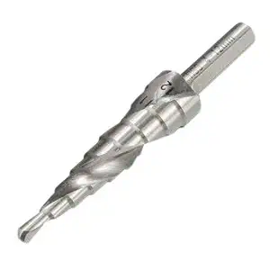 Generic Hss Hex Shank Spiral Groove Step Cone Drill Bit Hole Cutter