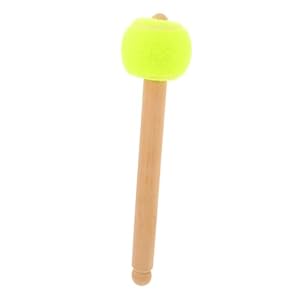 Abaodam Trommelstock mit Holzgriff und Tennisballkopf