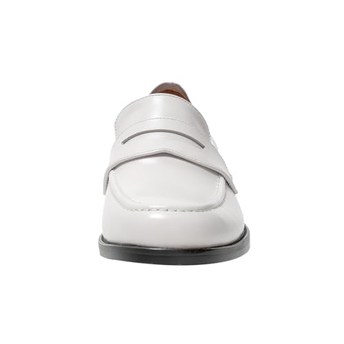 Image of ONEENO Women's Classic Flat Leather Penny Loafer
