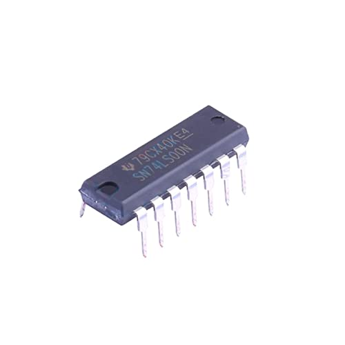 SN74LS00N circuit intégré porte NAND PDIP-14 pour prototypage électronique - Lot de 10 pièces