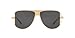 Versace Man Sunglasses Gold Frame, Brown Mirror Gold Lenses, 57MM