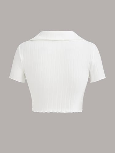 Milumia Women Tie Front Crop Tops Sexy Deep V Neck Y2k Going Out Rave Shirts2