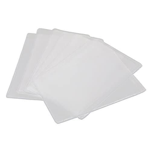 SEWACC 50pcs Identity Holder Dull Polish Silicone Cover Lightweight Pvc Organize Your Cards