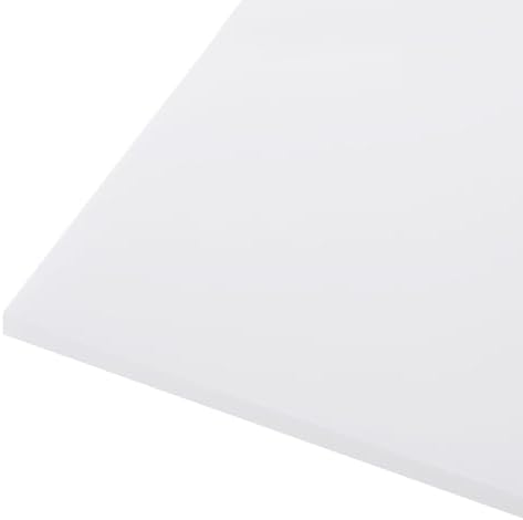 305 x 305 x 6mm HDPE Plastic Sheet, High Density Polyethylene Sheet Cutting Board White Solid Block, [for Marine, DIY, Home Floor]