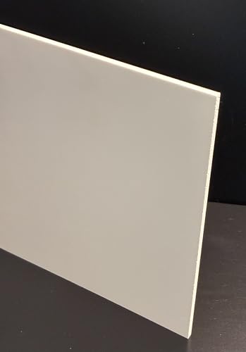 White Foamed PVC Sheet 24" X 24" X 3MM (0.118") Plastic Boards