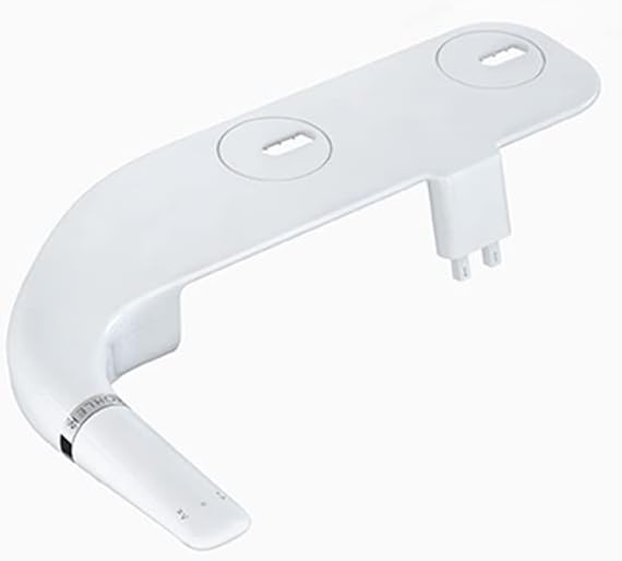 PureWash M100 Bidet Seat Attachment | Jet Spray for Western Toilet | Hands Free Front and Rear Wash Bidet Spray for Toilet | Adjustable Spray Position and High Pressure Toilet Jet Spray (White)