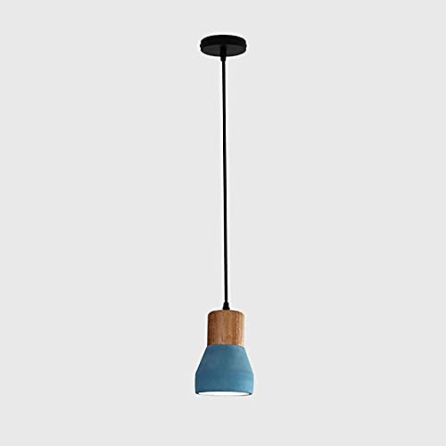 Lustre suspendu ciment rouge E27 luminaire de chevet et plafond îlot cuisine