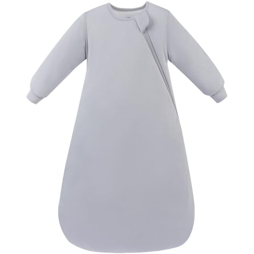 Image of PurComfy Supersoft Baby Premium Bamboo Viscose Long-Sleeve Wearable Sleeping Bag Sack Blanket 1.0 TOG