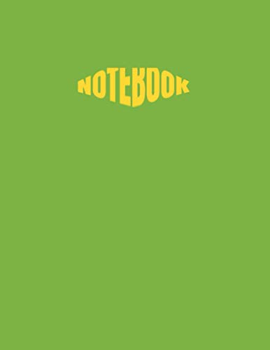 Large Notebook: 8.5" x 11 " (large size) and has 125 pages or 63 sheets that are college ruled, lined."