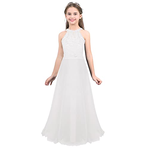 Robe longue fille qui ne gratte pas pour cérémonie de mariage et cocktail en été