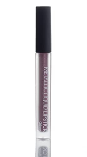 Mynena Metallic Lipstick Liquid Sexy Frosted Lightweight Long Lasting Non-Transferable Waterproof | Gluten-Free Paraben-Free Talc-Free Cruelty-Free And Vegan - Garnet #TOP6