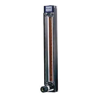 Débitmètre d'air 1682 ml/min avec valve régulatrice en aluminium 150 mm
