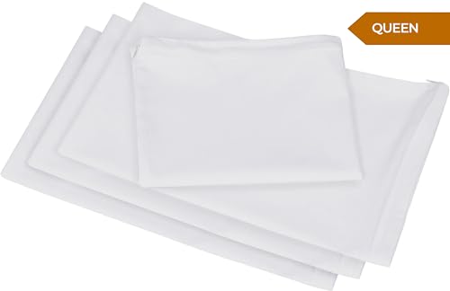 Utopia Bedding UB1506 Waterproof Pillow Protector Zippered (4 Pack) Queen – Bed Bug Proof Pillow Encasement 20 X 28 Inches thumb #1