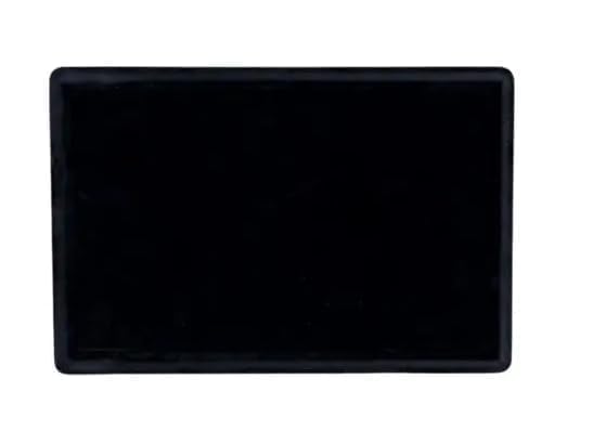 Image of Velvet Jewellery Display & Beading Tray | 12 x 9 Inch Organizer Tray for Necklaces, Bracelets, Cosmetics & Craft Storage | Soft Velvet Finish, Durable & Multipurpose (Pack of 1) (Black)