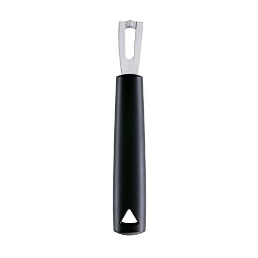 triangle Channel Knife - Triangular, V-Shaped Stainless Steel Blade - Fruit & Vegetable Carving Tool for Garnishing - Dishwasher Safe - Made in Germany