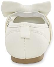 carter's Girls Classy Dress Shoe, White, 8 Toddler | Image 3