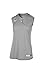 Mizuno Youth Aerolite 2-Button Fastpitch Softball Jersey Sleeveless, Grey, Medium
