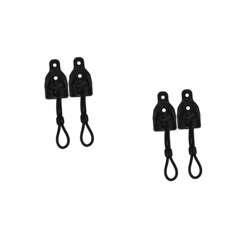 KOMBIUDA 4 Sets Sturdy Bungee Tie Down Kit for Sun Shade Universal Replacement for Roller Blind Buckle and Plastic Curtain Buckle
