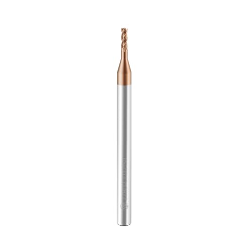 Image of Carbide Extended Flat End Mills Deep Groove Mills 4 Flute,Suitable for Side milling Slotting, for Milling Alloy Steels, Hardened Steel, Metal etc.1 Pcs D2*L8*D4*L50mm