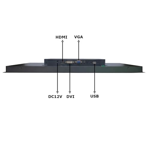 Image of 1pc 19-Inch Industrial Grade VGA /DVI /HDMI Interface Open Frame Rack Mount Touch Screen Monitor with Resolution 1280x1024(Resistive Touch)