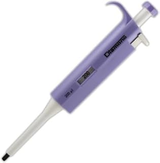 Globe Scientific Diamond 3302-200 Fixed Volume Pipette, 200ÂµL Volume, Lavender