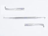 Traquair Periosteal Elevator Double Ended With Blunt Agledtip Hexagonal Handle
