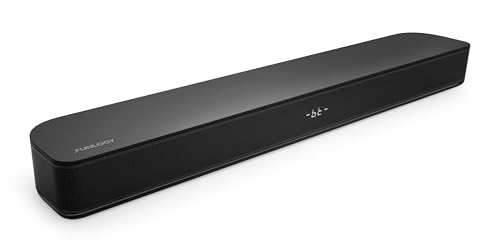 Image of FUNLOGY Sound Bar for Smart TV, 100W 2.1ch Bluetooth 5.0 Soundbar with HDMI ARC, Optical & AUX, Remote Control, for Projector and Gaming, Black