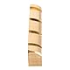Musiclily Basic 38mm Messing E-Bass Sattel Vorgekerbt Brass Bass Nut für 4-Saiter Precision/Jazz Bass, 38x6x9mm