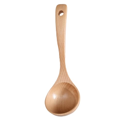 ZUNOXAZ ?木製小型スープスプーン 食洗機対応 木製ポリッジスプーン キッチン用調理器具 ホットポットに適した滑らか仕上げ家 レストラン