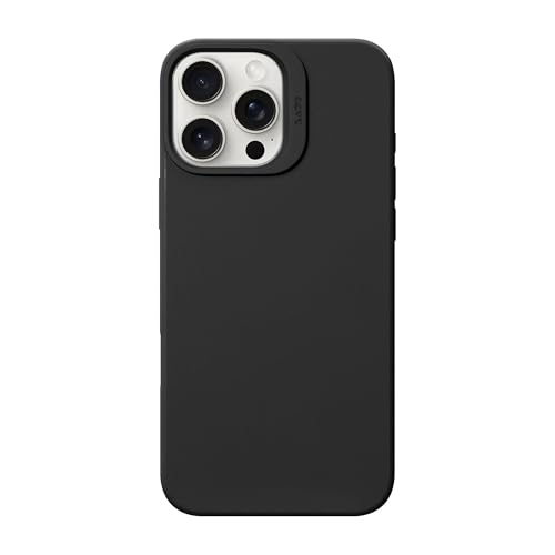 Coque iPhone 16 Pro LAUT HUEX Slim noire avec profil ultra fin