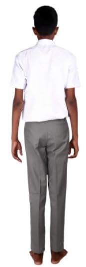 Image of AMBIKA STORES & READYMADES School Uniform - Pant for Boys, Cotton Shorts, Elastic Waist Half Pants, Regular Fit Sports Shorts