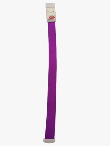 Image of DESCO Surgical Tourniquet Elastic Belt for Blood Collection with Plastic Buckle Pack of 1 (Purple)