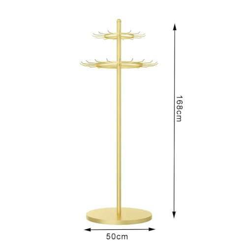 Organizador de corbatas de doble capa, soporte de metal para bufandas, cinturones, chales, bolsos, ahorro de espacio para armario, centro comercial u hogar