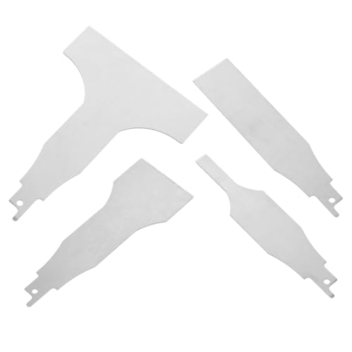 DIYEAH 4 Piezas Herramientas de Limpieza Recíprocas Raspadores de Inoxidable Eliminación Paquete de Cuchillas de Construcción y Limpieza
