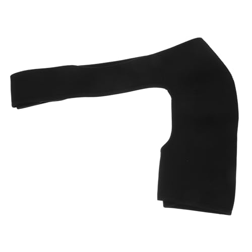 SHERCHPRY Adjustable Sports Shoulder Pad Support Belt for Left Shoulder Lightweight Neoprene Gear for Injury Prevention Relief for Athletes Black