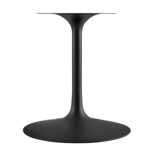 Image of Modway Lippa 78 inch Oval-Shaped Mid-Century Modern Dining Table with Artificial Marble Top and Black Base