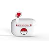 OTL Technologies Ecouteurs sans Fil Bluetooth V5.0 pour Enfant Pokemon Pokeball avec boîtier de Chargement. Blanc/Rouge