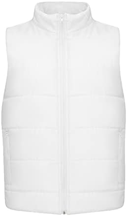Men's Outerwear Vest for Men Winter Puffer Vests Fleece Lined Outdoor Warm Sleeveless Jackets Zip Up CoatSleeveless Vest