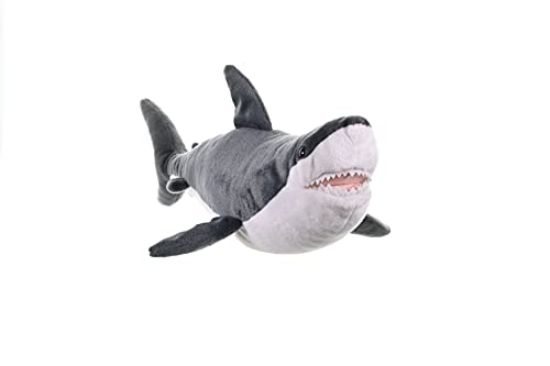 Image of Wild Republic Great White Shark Plush Stuffed Animal Toy, Gifts for Kids, Cuddlekins 20 Inches