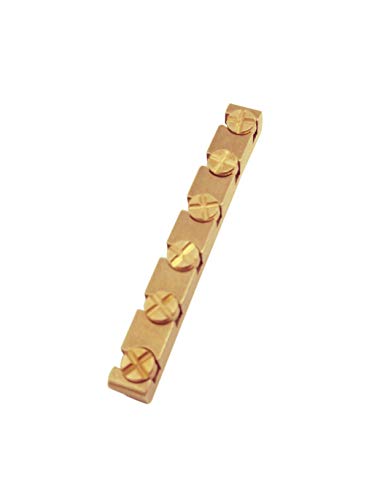 Guyker 42Mm Adjustable Brass Guitar Nut - Height Bell Nuts Replacement Compatible With Strat Tele St Tl Style Electric Guitar #TOP2