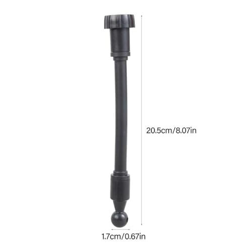 Brazo de extensión de 17mm para soporte de teléfono de coche con conector estable giratorio 360 6