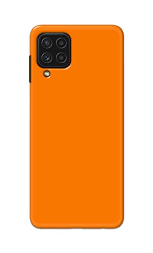 Image of Plain Orange Hard Back Case Cover for Samsung Galaxy A22 4G Back Cover -(J5) VNS2229