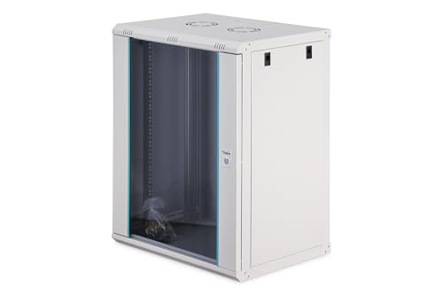 Armoire réseau 19 pouces 16U DIGITUS rack mural gris non assemblé Dynamic-N